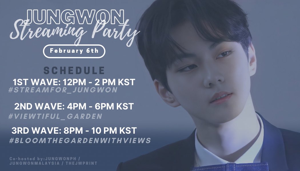 JUNGWONGLOBAL's tweet image. JUNGWON STREAMING PARTY🎥

Join us in streaming #JUNGWON fancams today! We have scheduled
3 waves that contain separate playlists for ENGENEs. Stay tuned🤍

Hosted by @JUNGWONGLOBAL 
Co-hosted by @JungwonPH, @JungwonMalaysia, @thejwprint 

@ENHYPEN_members 
@ENHYPEN  #정원