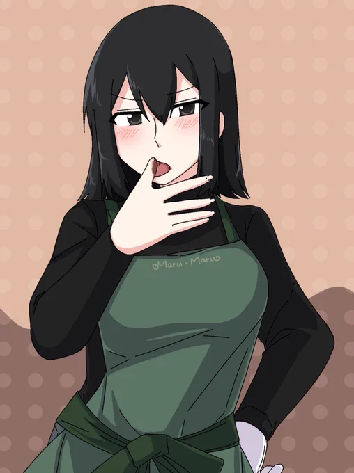 去年のバレンタイン頃描いたあきつ丸。 