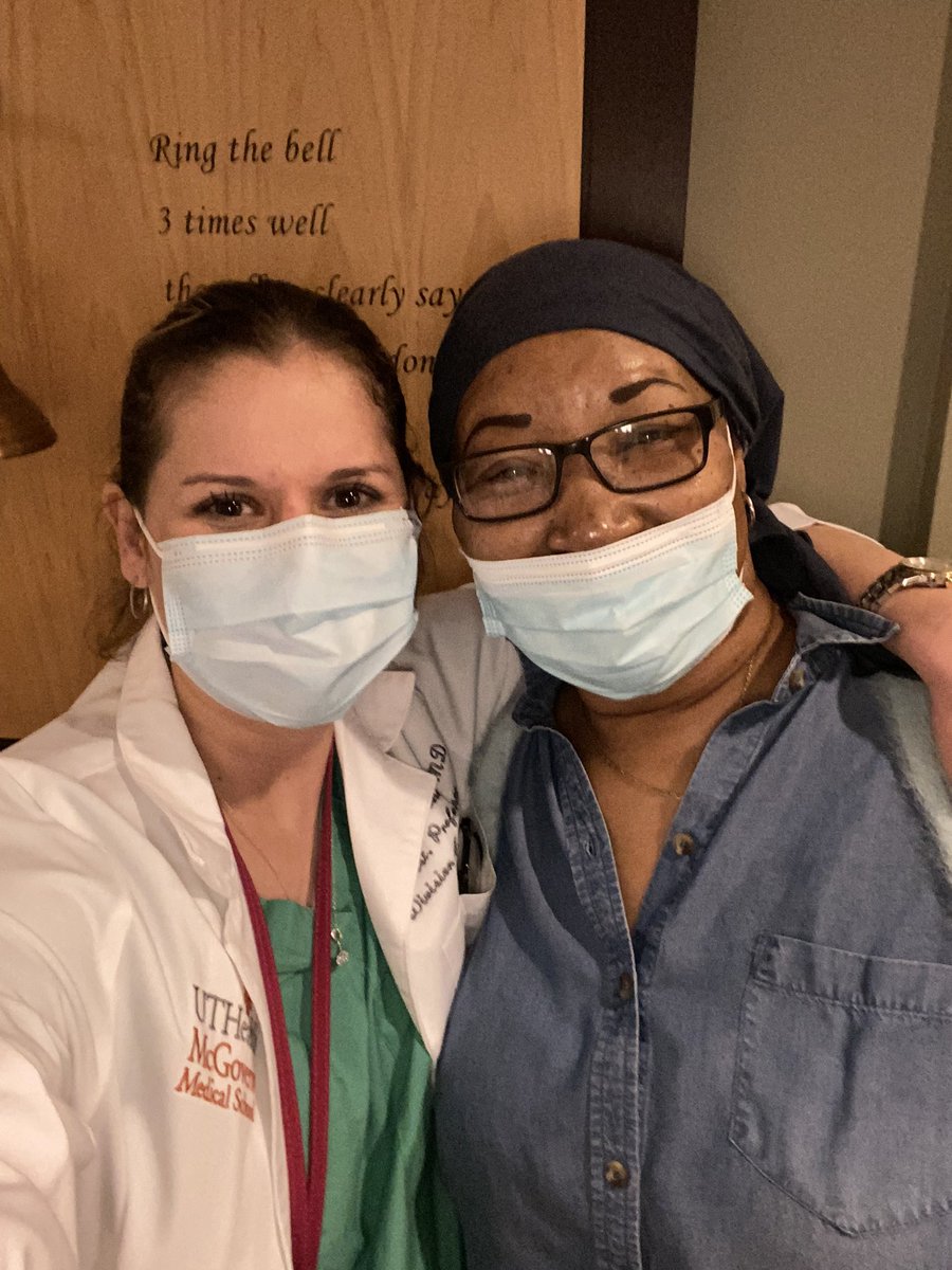 pslackhms's tweet photo. Done with chemo!!!! Now to continue healing and back to some sense of normal. Thanks to my HMS Family- Red day!!! https://t.co/TYc3sX2NVt