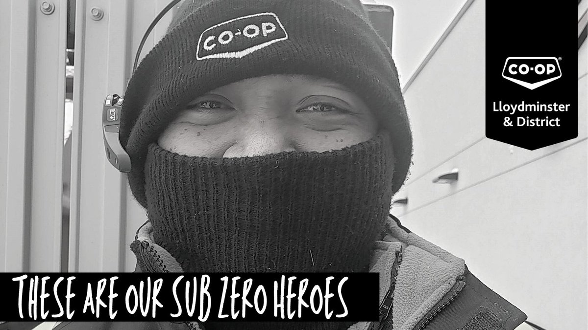 LloydCoop's tweet photo. The forces of snow, wind, and cold temperatures are NO MATCH for the power of Lloyd Co-op's Sub Zero Heroes. Full service is FREE at all four locations.
#yllcoop #local #subzeroheroes #fuel #lloydminster #polarvortex #yourcommunitybuilder https://t.co/CWVgi0nxzI