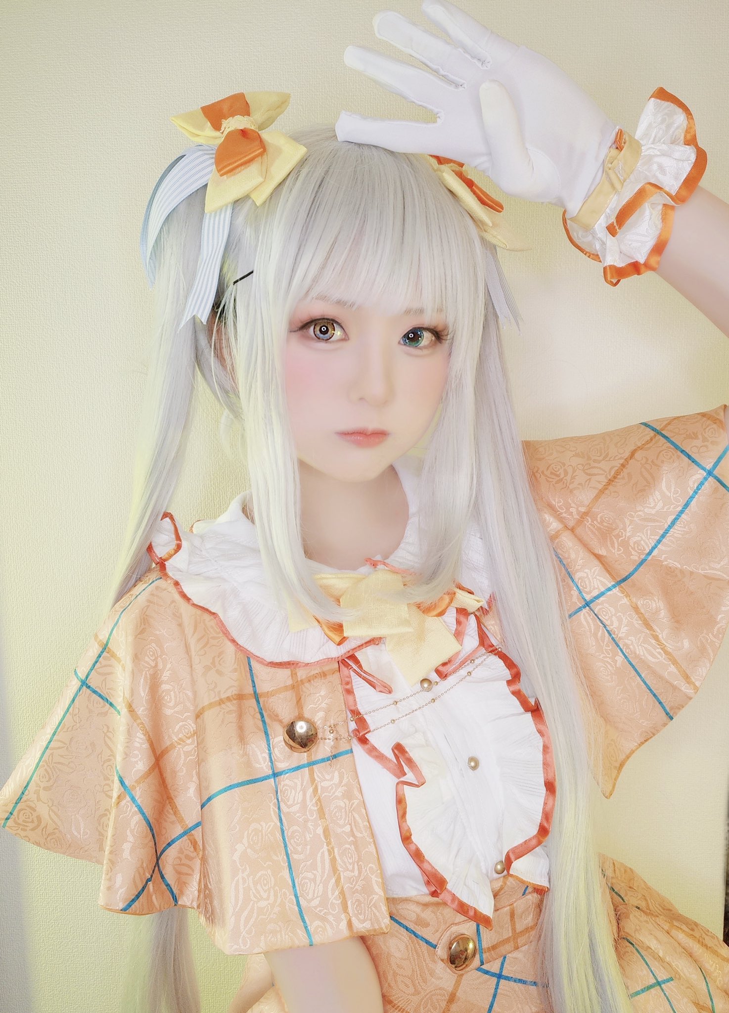 画像,🧡💛素直になれない、私はアマノジャク！！💛🧡（久しぶりのめあちゃんのコスプレです！！！）🍥#神楽めあ #めあArt https://t.co/1TbC8BDIs…