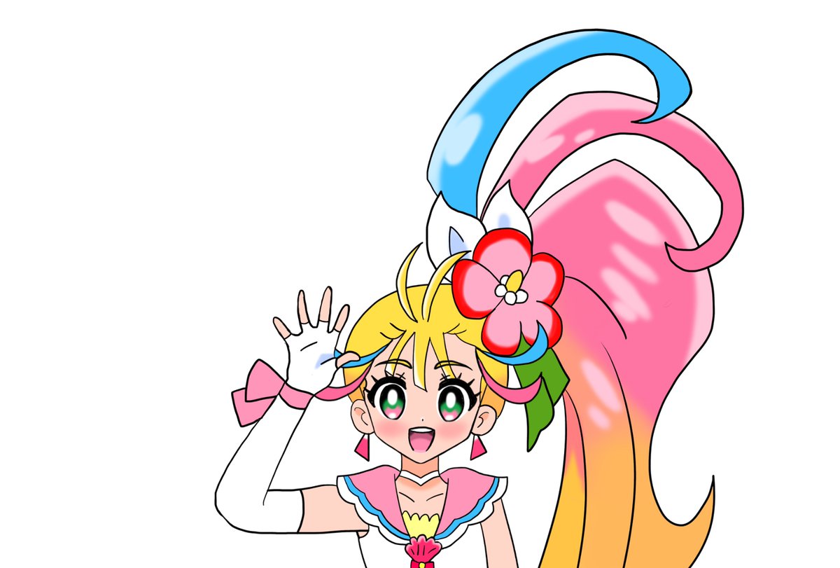 絵描きの冒険者katosan おはようございます Katosanです キュアサマーに変身する夏海まなつを描きました T Co Ixlgp2vyyu T Co E9scggka6z トロピカルージュプリキュア トロプリ プリキュア Precure プリキュア絵描きさんと