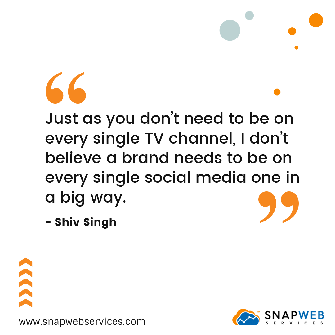 OfficialSnapWeb's tweet photo. Don’t go overboard with activity across all social networks. The key is to find the right audience for your brand!

🌐 https://t.co/i1CxIk6d8r 

#SnapWeb #StartItWithASnap #DataDrivenStrategy #GoogleTagManager #DigitalIntelligence #Design #Branding #SocialMediaManagement https://t.co/7FskYxrsfn