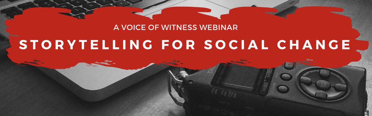 learnforjustice's tweet image. On February 10, @voiceofwitness is hosting a free webinar on the power of oral history and storytelling "to build community and advance justice." For educators or community members planning such projects, the guidance will be valuable. Learn more here.
us02web.zoom.us/webinar/regist…