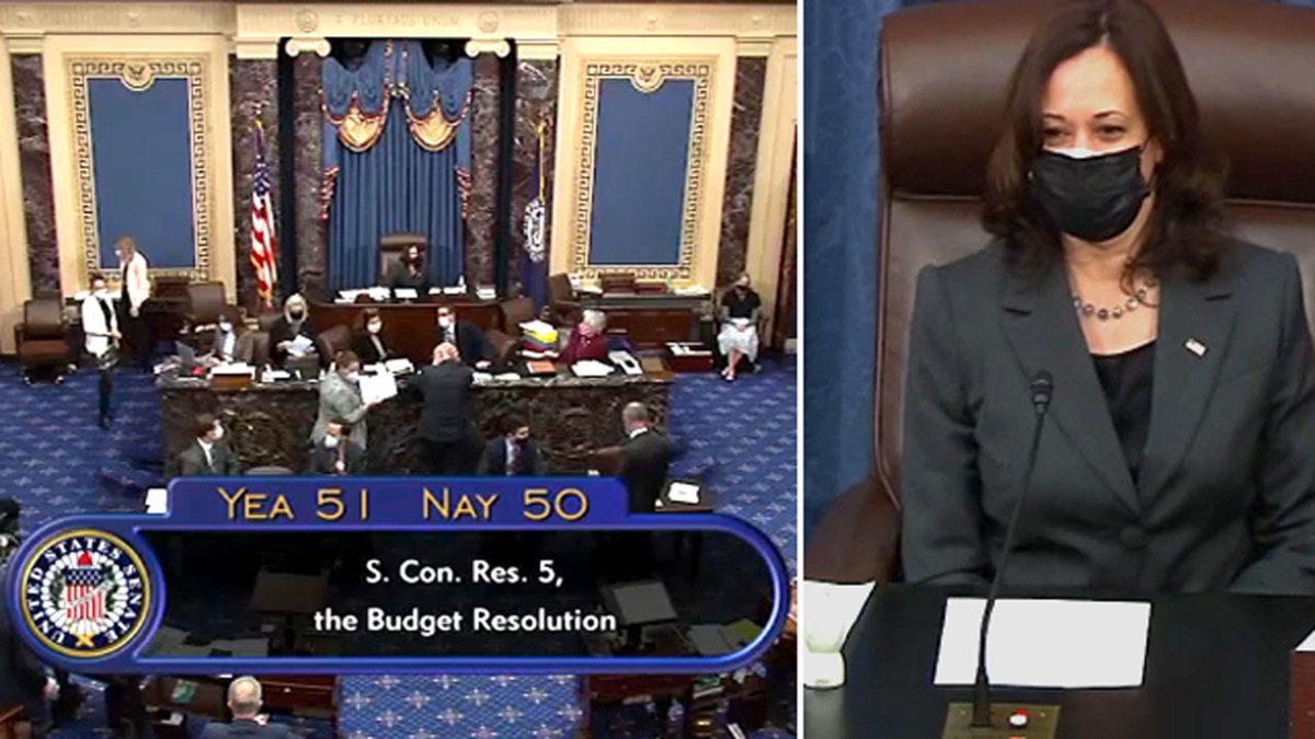 All the times VP Kamala Harris cast a tie-breaking vote in the Senate