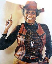 Auntie Flo was known for for her sartorial flair, often wearing a leather cowboy hat, pink sunglasses and too many accessories to count + her work for civil rights and reproductive justice was infused with militant Black Feminism, spilling over between the streets and courtrooms