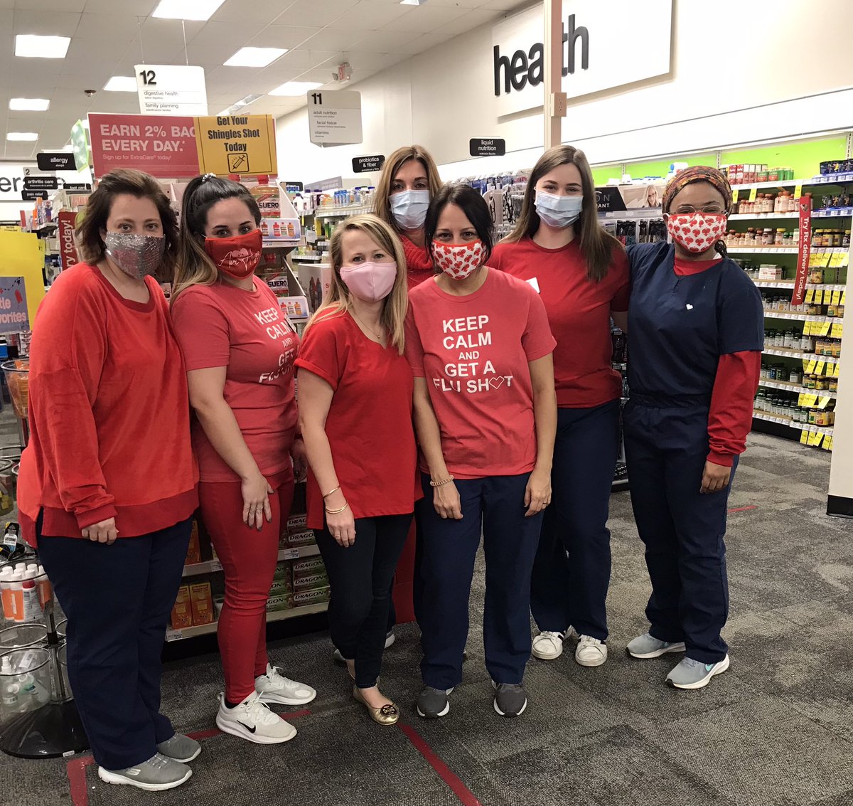 SMLayson's tweet image. #Div4Cares4your♥️ #GoRedforWomen @DavidSanfordCVS @GloriaJCVS @CVSNik @Kristacvs