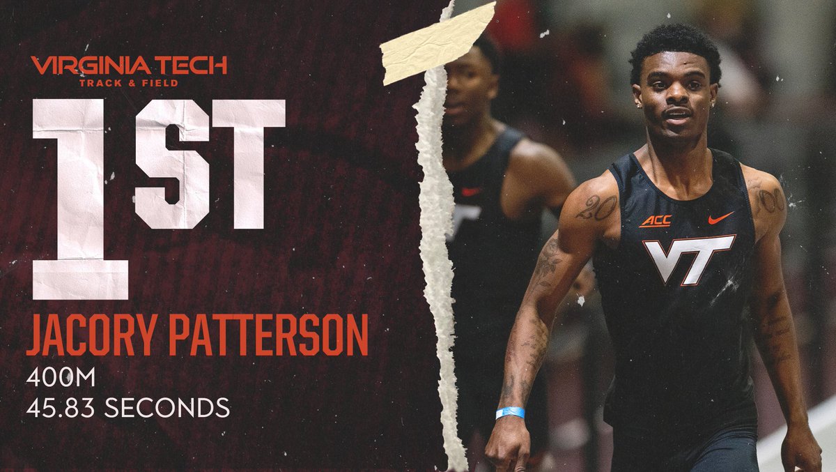 Jacory Cruisin' 🚢

This is how good the junior's 45.83 second 400m was:

☑️ breaks the meet record
☑️ breaks the 15 year-old facility record
☑️ best time in the ACC this season
☑️ 6th best time in the world this season
☑️ 0.17 seconds off his own school record

😳