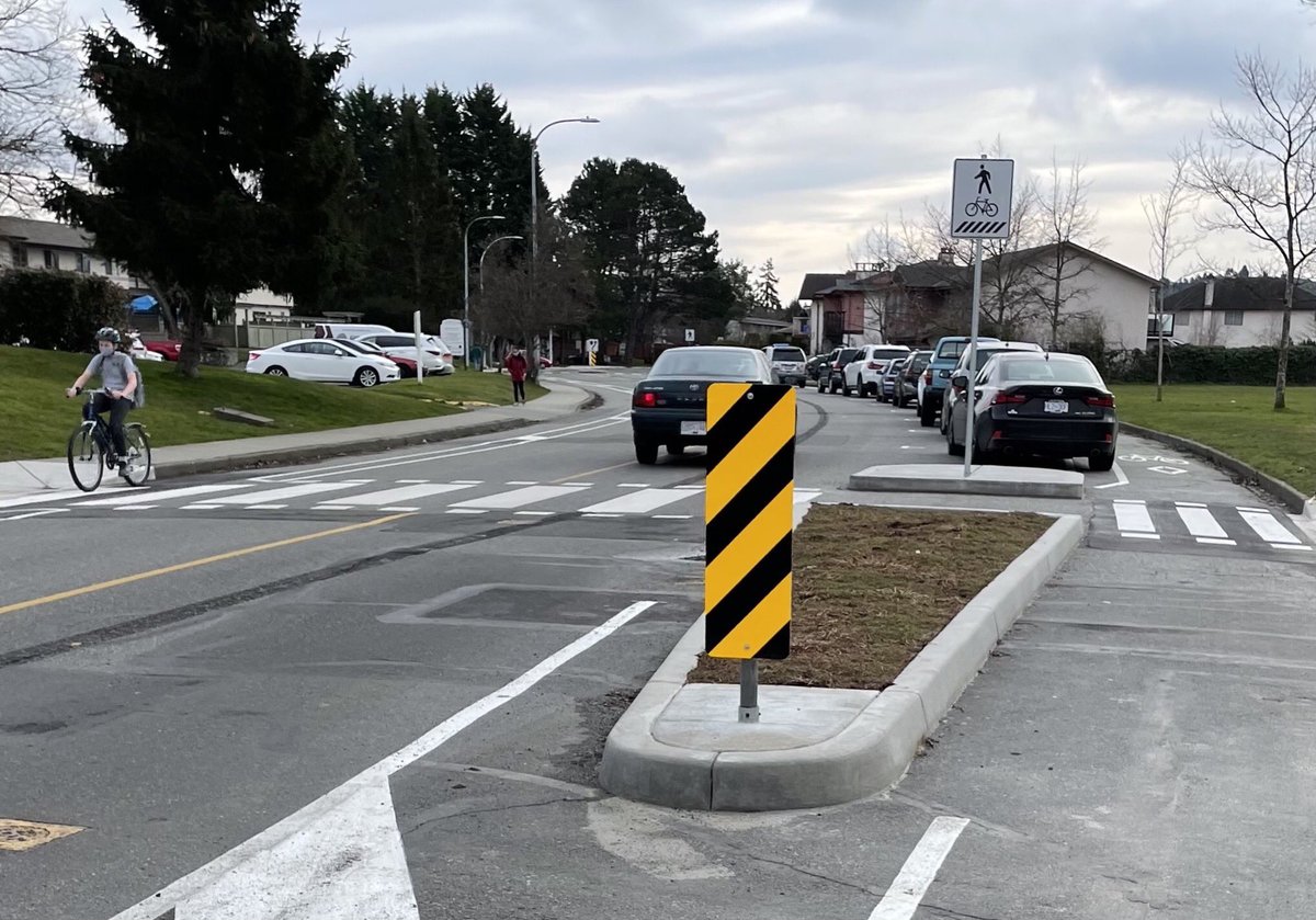 Unlike many bike lane projects, these did not follow from underground utility upgrades; here bike infrastructure here was built on its own merits - as a functional and safer connection for local residents 2/