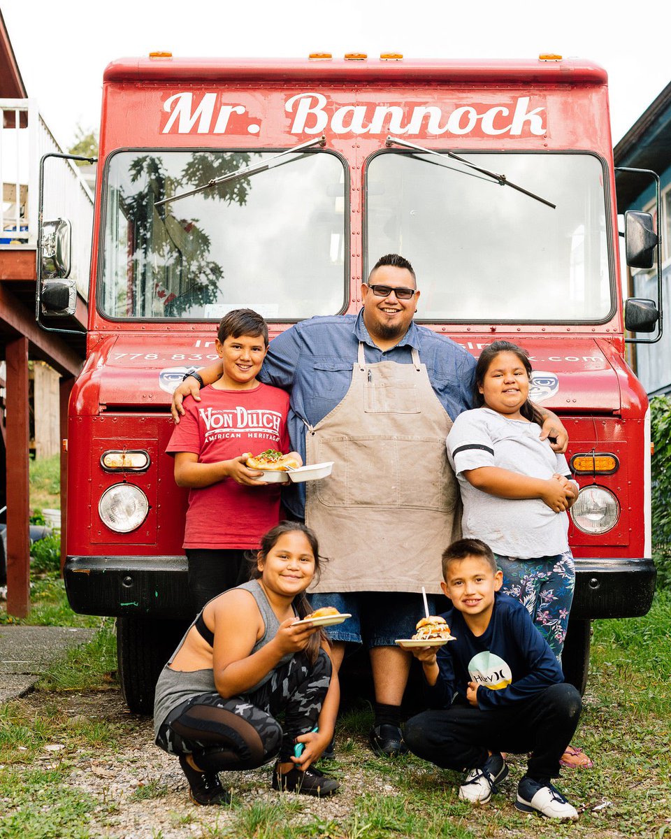 Today’s uplift is Mr. Bannock—a fully owned & operated Indigenous biz from Squamish Nation. Paul Natrall’s catering company became Vancouver’s 1st Indigenous Food Truck & he’s specialized in Indigenous cuisine since 2010. ￼Follow:  @MrBannockFood Order:  https://www.mrbannock.com 