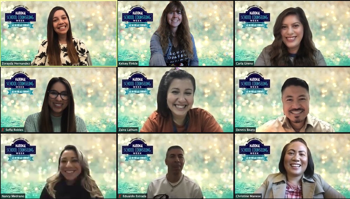 So proud of the <a href="/FUESDSchools/">FUESD Schools</a> counseling team! These #schoolcounselors are #AllInForAllStudents Listening to everyone’s stories #advocating for our profession, #leading staff trainings, and always going above and beyond for students. We are #allinforschoolcounseling #NSCW2021
