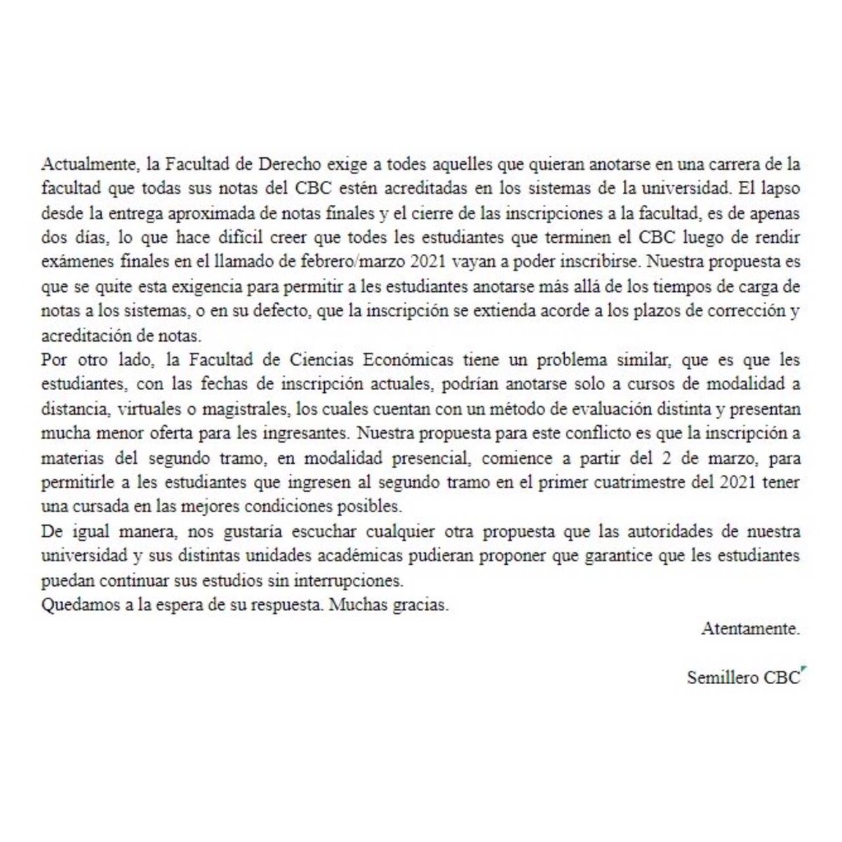 SemilleroCBC's tweet photo. Te dejamos el forms acá 
👉🏻https://t.co/CLg8jQ4Vzc 👈🏻

¡Súmate al reclamo para que haya #IngresoParaTodxs! ✊🏼 https://t.co/6j9uuViH54