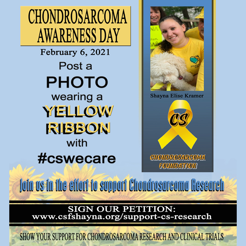 BaysoxOfficial's tweet photo. Today is Chondrosarcoma Day in honor of Shayna Kramer, a former employee who succumbed in Nov. 2019.

What is Chondrosarcoma? It is a rare bone &amp; soft tissue cancer affecting 4,500 people world-wide yearly. 

Help by signing the petition: https://t.co/NCx2wYYoqM

#cswecare https://t.co/6UMHWIGhuY