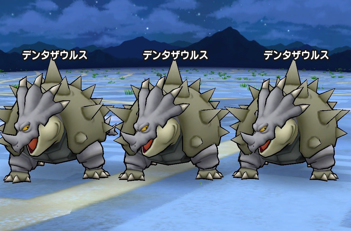 風来のドラクエウォーク 導きの石がたまらずで5話で止まっています 昨夜はりゅうおう様に久しぶりに会えてチョコのお土産もらえて嬉しかったです デンタザウルス3体出ると圧迫感すごい ドラクエウォーク