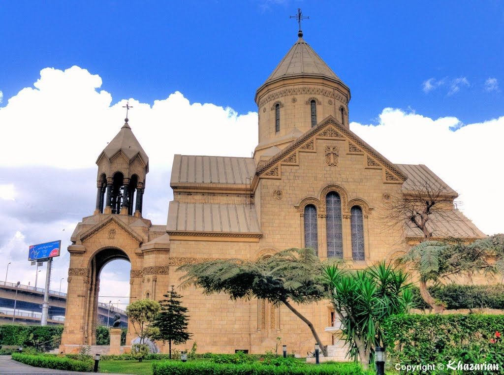 Armenian Apostolic Cathedral of the Assumption in Cairo was built in 1924.