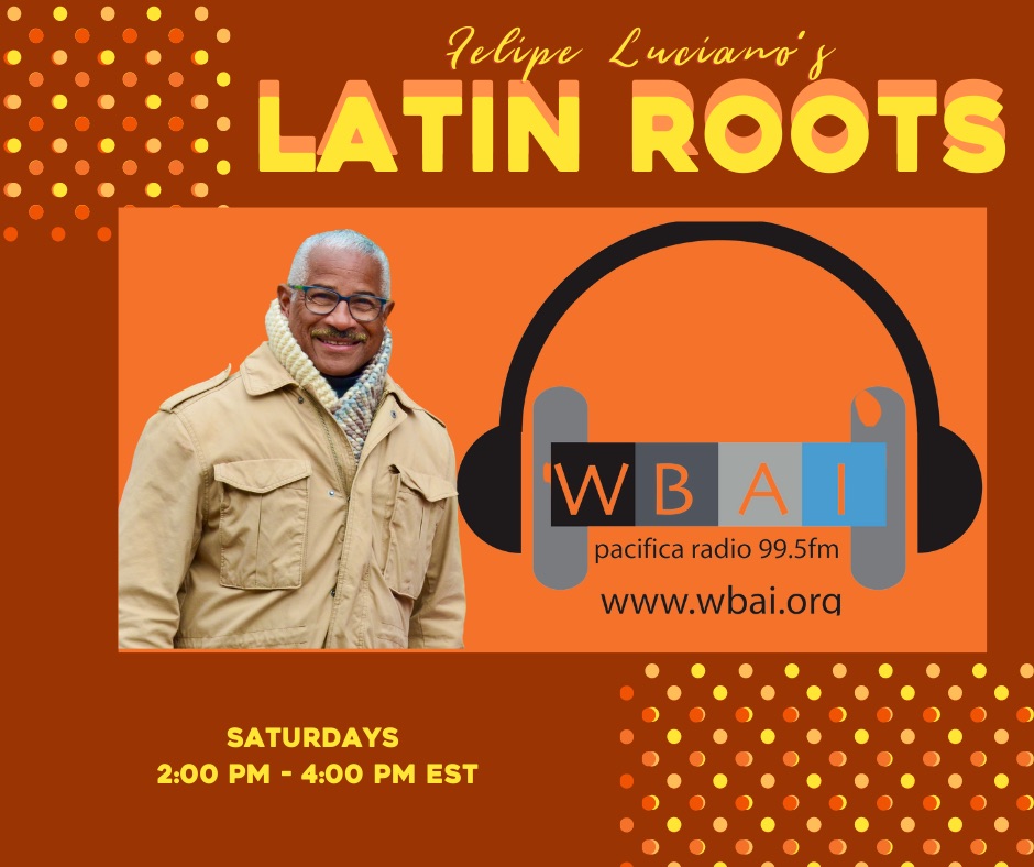 Join Felipe Luciano Saturday at 2:00 pm