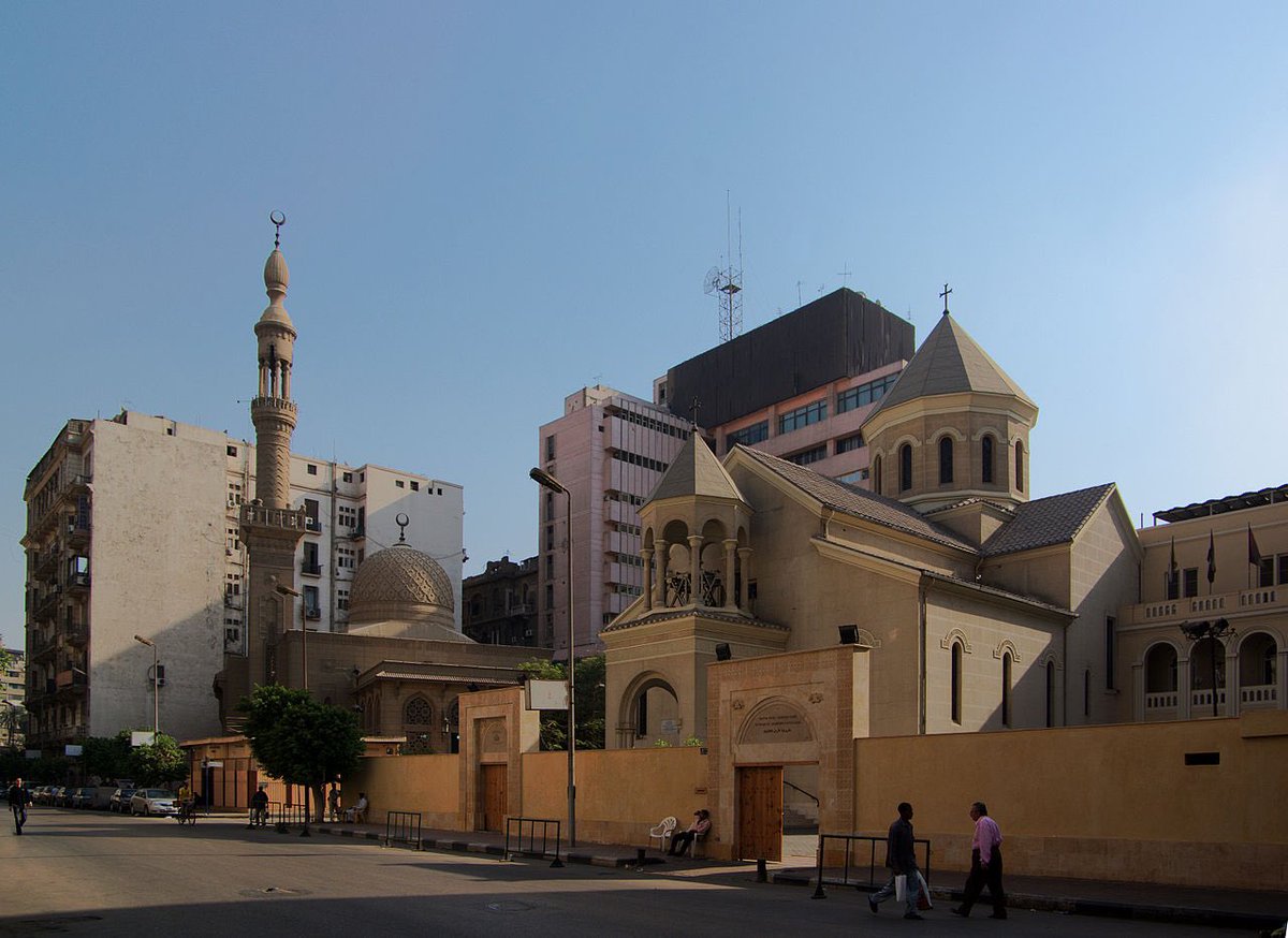 The Armenian Catholic Cathedral of the Annunciation in Cairo was built in 1926.