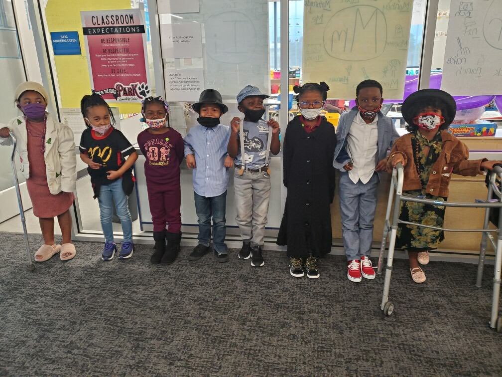 Some of Park Cubs woke up a little older, 100 years old! Our elders enjoyed a wonderful day of learning.  Happy 100th Day of School!