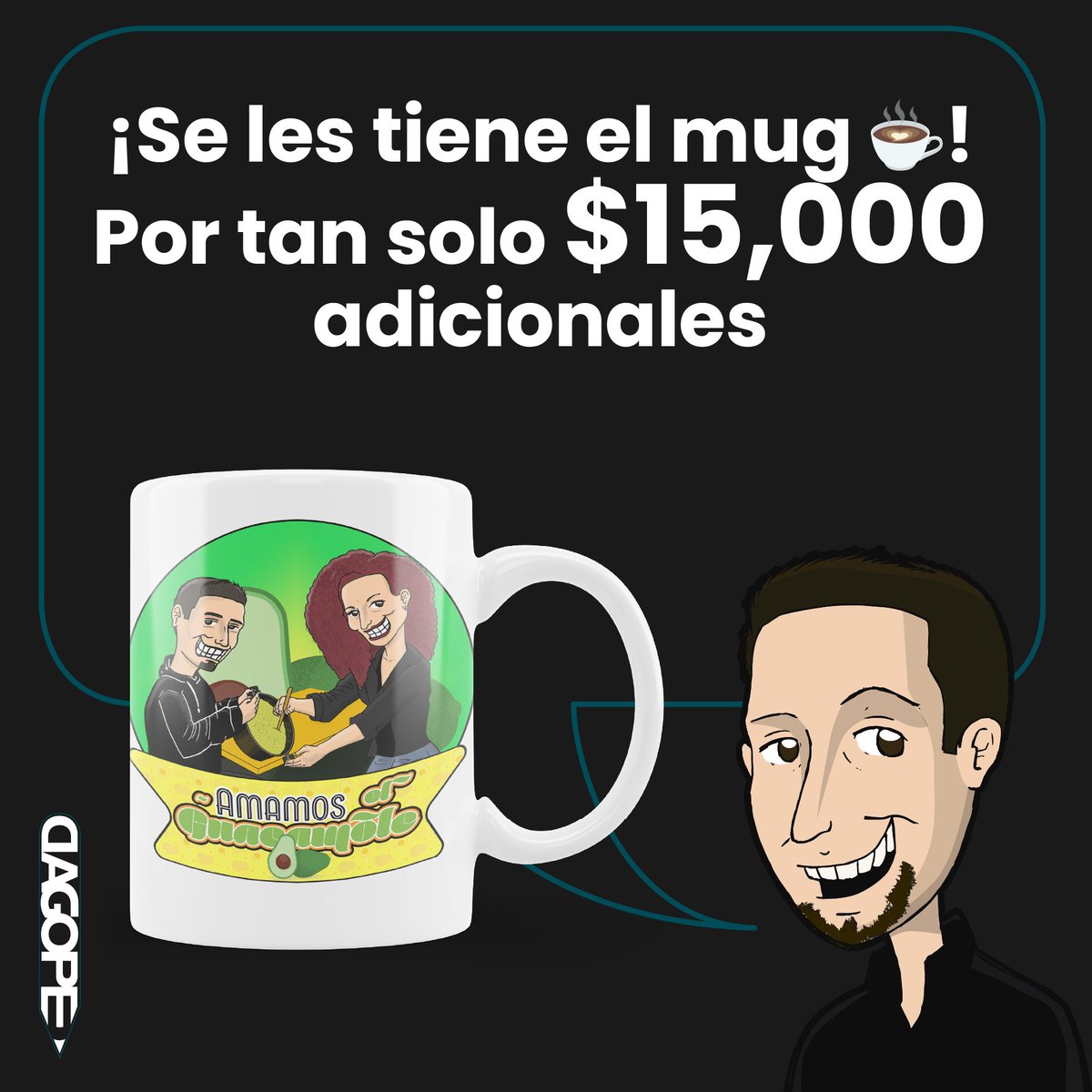 dagopedg's tweet photo. ¡Se les tiene el mug ☕! Por tan solo $15,000 adicionales https://t.co/40PGJknApX