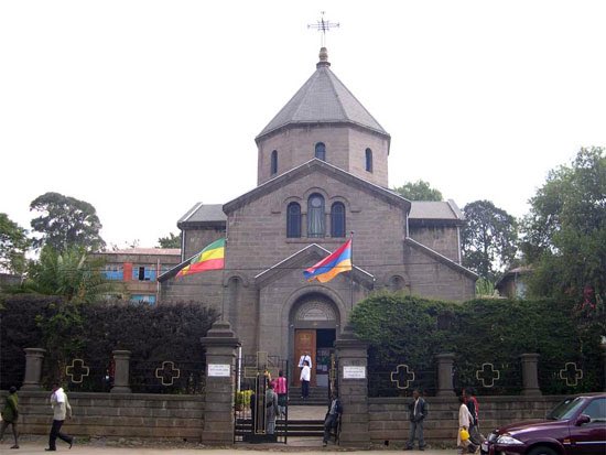 The Apostolic Church of Saint George (1935) still operates in Addis Ababa. There was also a local AGBU (1908), Ararat athletic club (1943), and the Kevorkoff School (1924). The community is small, but survives nonetheless.