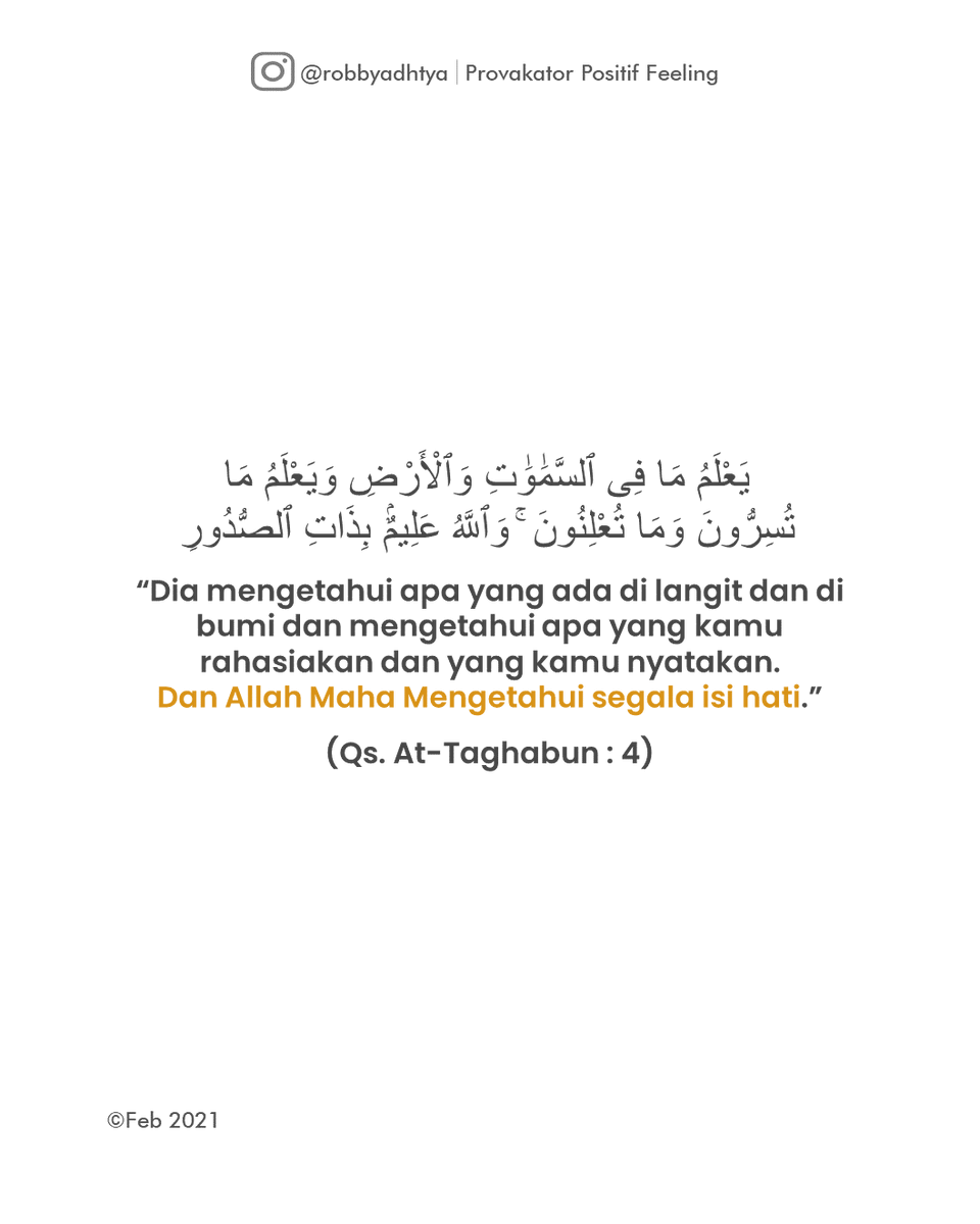RobbyAdhtya's tweet photo. Pesan guru saya, "Perbaiki yang tidak terlihat.. Maka Allah akan memperbaiki yang terlihat.. 
Allah Maha Tahu isi hati.."

#ProvokatorPositifFeeling 
#positiffeeling 
#positivevibes https://t.co/0vP8OJnaKH