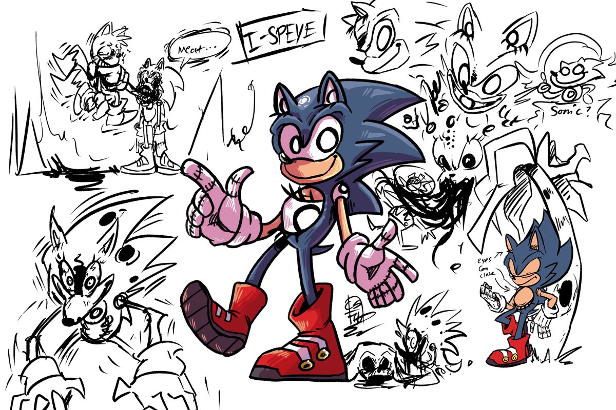 Welp, heres my take on sonic.exe, his name is "I-Speye", so for t...