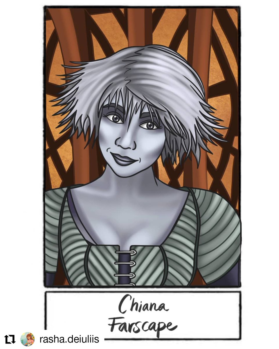 A beautiful portrait of Chiana courtesy of @Rasha.DeIuliis! Well done! #Farscape #Repost instagram.com/p/B_IhJucDoeN/