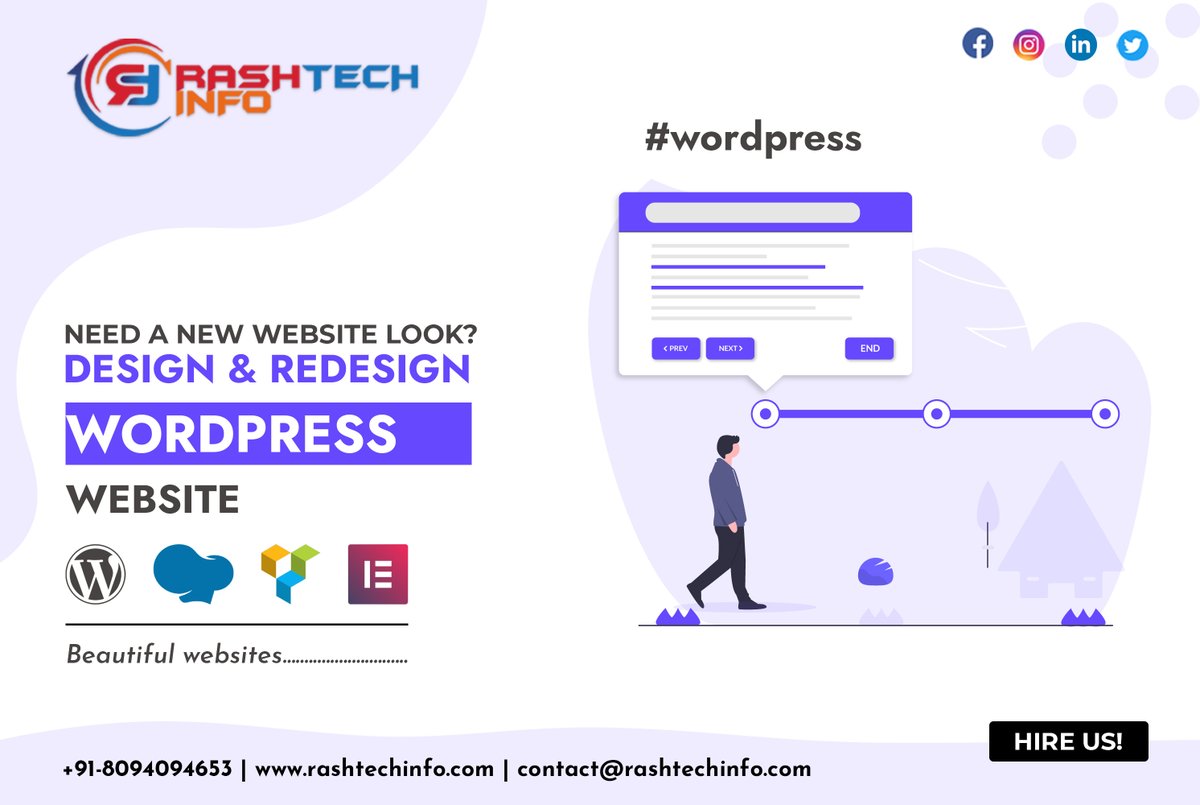 rashtechinfo's tweet photo. Affordable Websites for You.
For more enquiry
- (+91) 809 409 4653
- https://t.co/XaDFDo3lET
- contact@rashtechinfo.com
.
#wordpress #webdevelopment #blog #web #digitalmarketing #ecommerce #wordpressblogger #wordpressdeveloper #wordpresswebsite #business #woocommerce #RashTech https://t.co/gCRGpG3laA