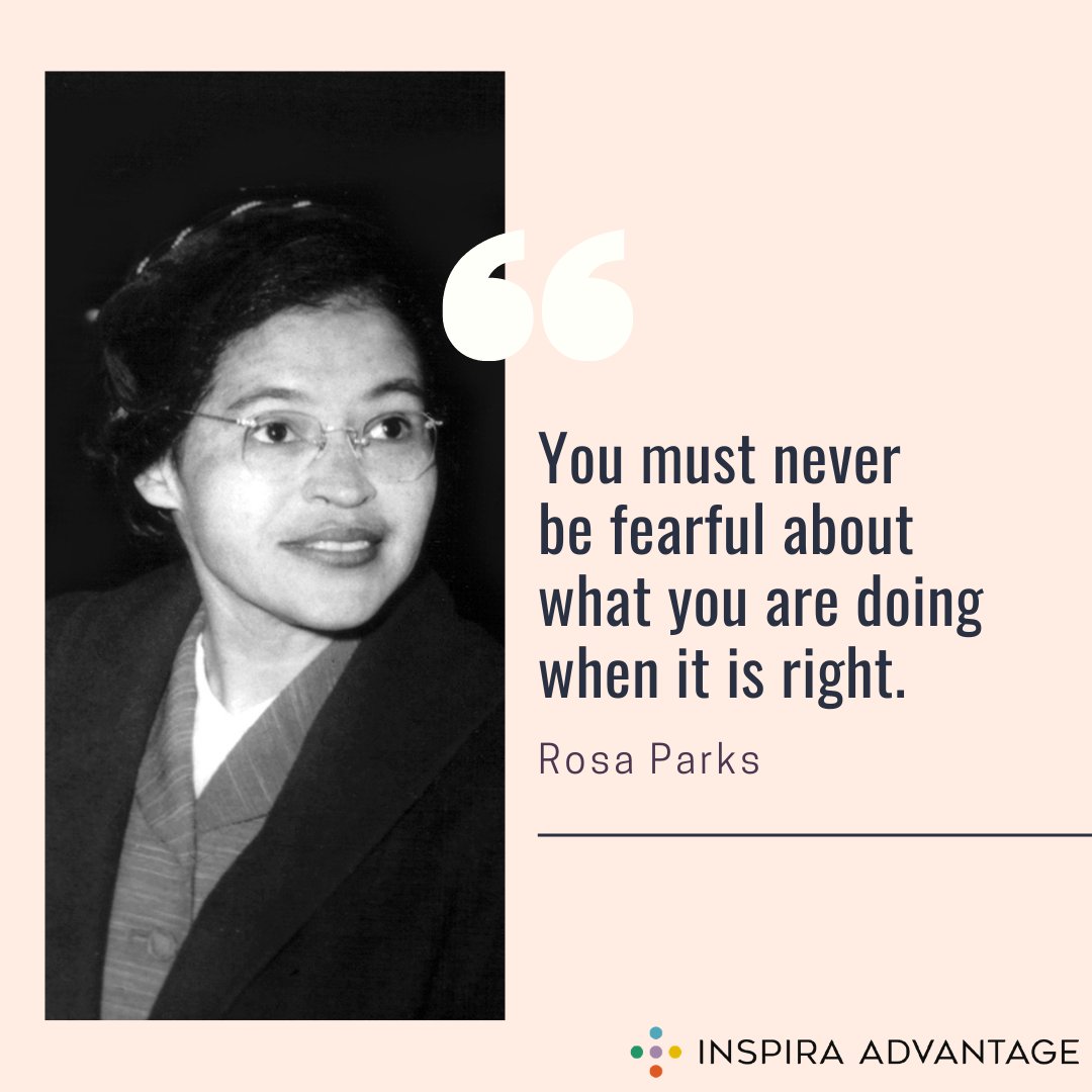 From Inspira to you, happy Black History Month ❤️⁣
⁣
#blackhistory #blackhistorymonth #blackhistory365 #rosa #rosaparks #quotes #quoteoftheday #blackhistoryfacts #admissionsconsulting #premedstudent