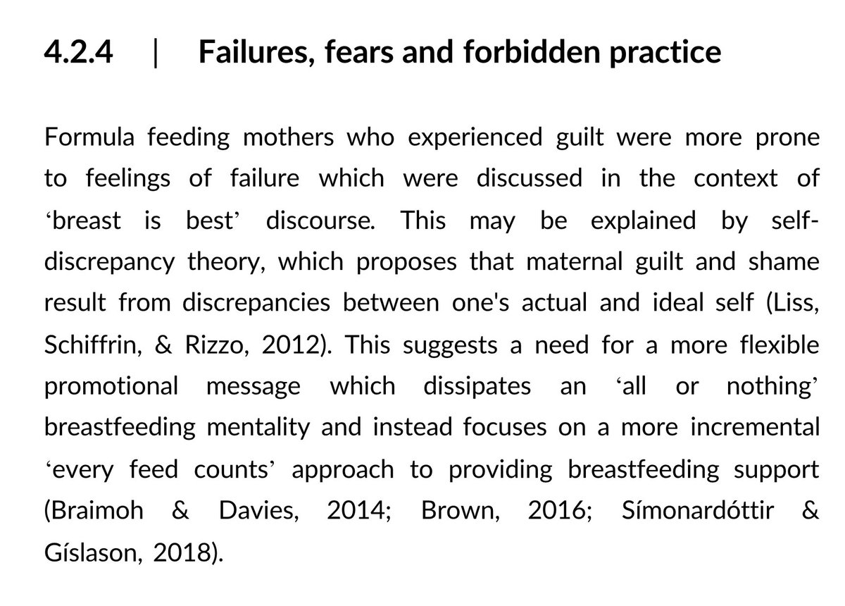 They propose that the all or nothing BFing mentality be changed to a more incremental ‘every feed counts’ approach to BF support. We think this is a terrible idea and TBH are a bit disappointed that the authors went so far as to recommend this without consulting families...