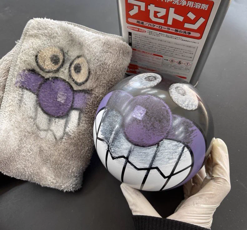 バイキンマンタオルの作り方！アセトンにはバイキンマンも敵わない