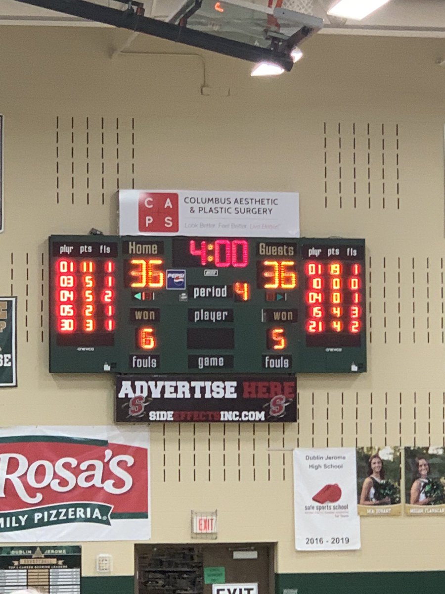 OBHS taking the Celtics into overtime here at Dublin Jerome - Here we go, Bears!!