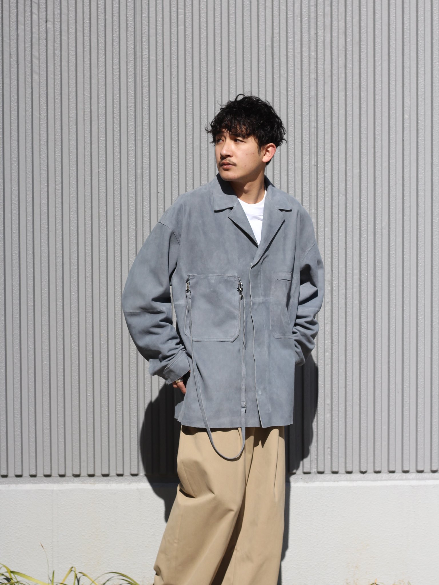 ヨーク yoke suede cutoff shirt jacket ヨーク 良質 ヨーク yoke suede cutoff shirt jacket ヨーク 良質