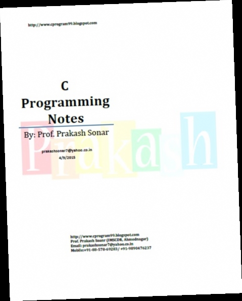 c programming notes pdf free download / Twitter