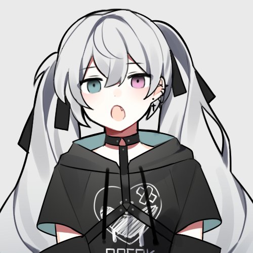 hatsune miku 1girl solo heterochromia black hoodie twintails hoodie long hair  illustration images