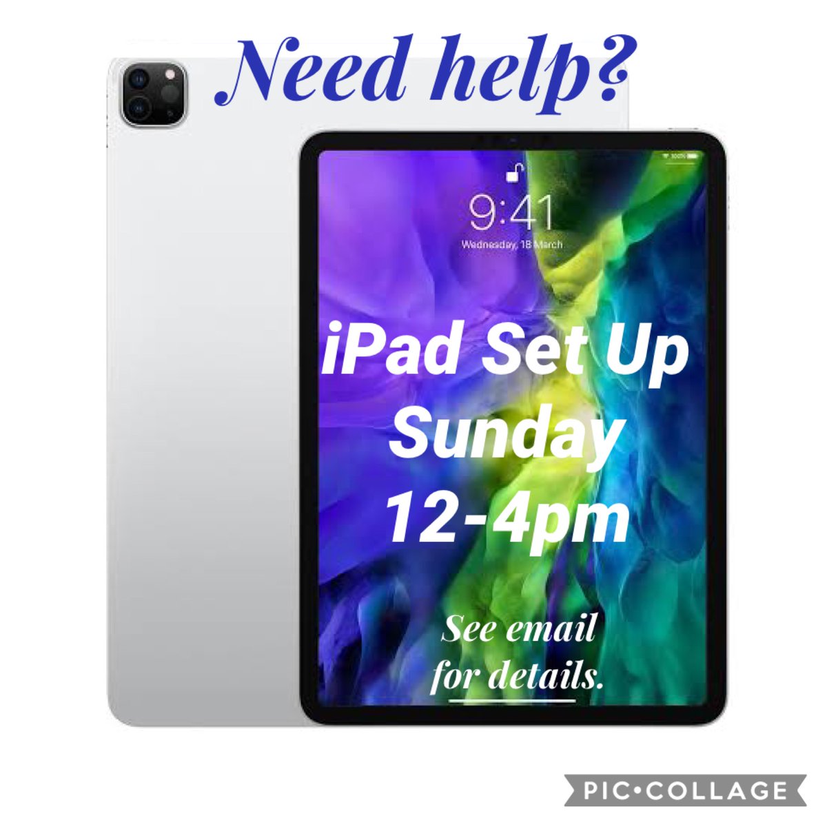 Need help with iPad set up before school starts on Monday? Come in to see our ITC team this Sunday 7 Feb between 12pm-4pm. Details on the letter sent to parents on Friday. Our Holy Cross College team are always happy to help. Please wear your mask.