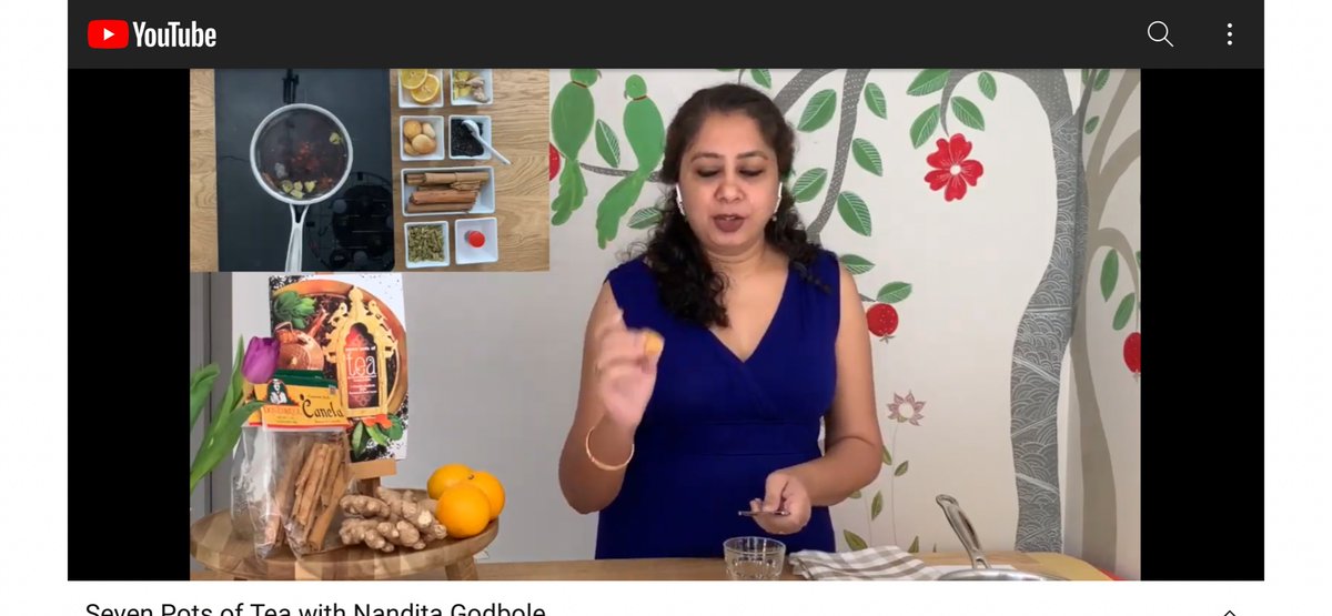 elazfoodchannel's tweet photo. #rethinkchai #rethinktea 
*Sulamani Chai* by the author Nandita Godbole @currycravings
Recipe from her latest cookbook #sevenpotsoftea
#blacktealeaves #cinnamon #saffron #datesugar #ginger #cardamoms #lemonjuice 
@MelissasProduce https://t.co/56HEZFSrLk