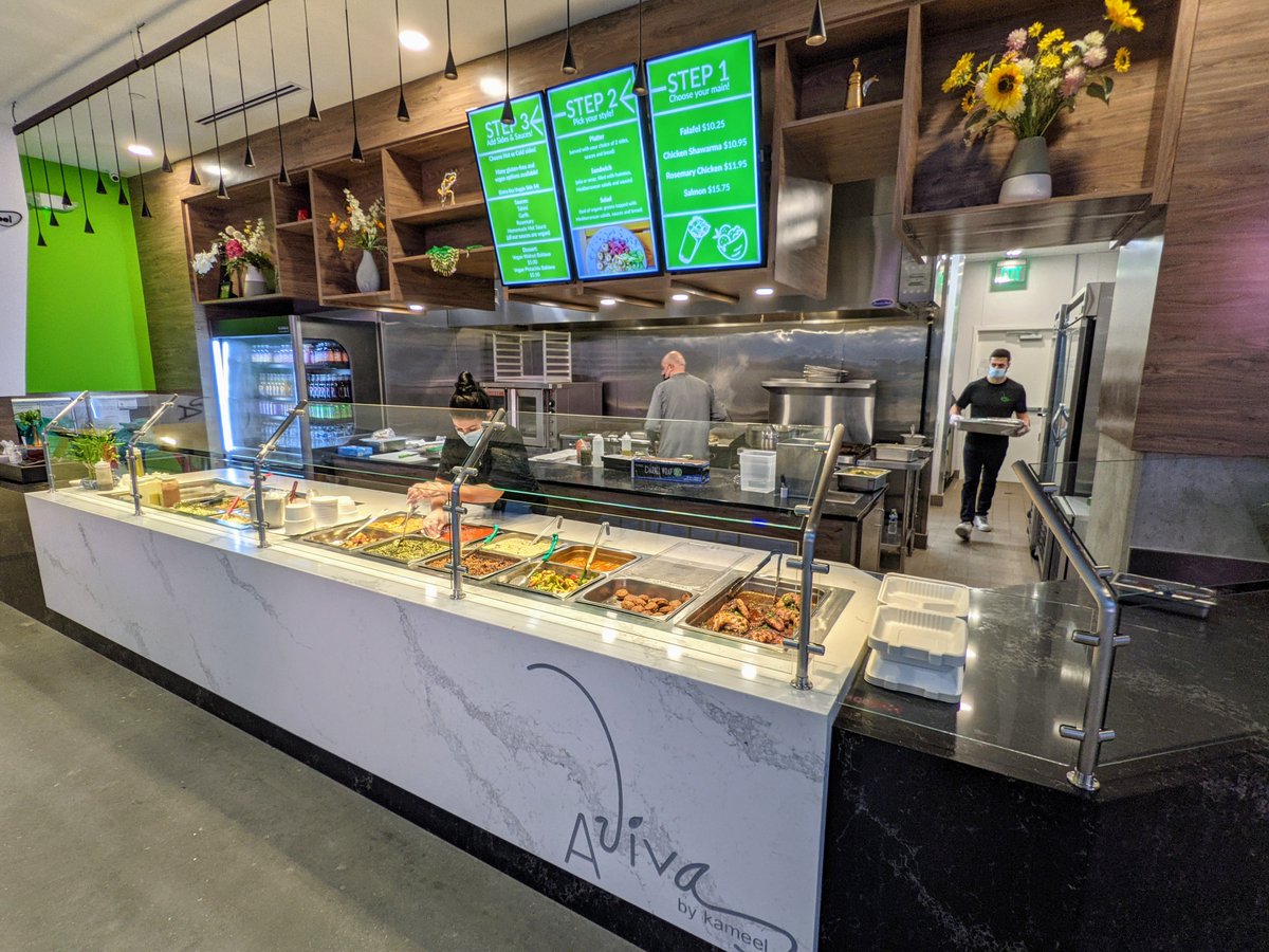 TD2timeMVP's tweet image. Chef-owner Kameel Srouji and son Nas Srouji were in the house tonight. My food was personally cooked by Kameel. #AvivaByKameel #CodaTechSquare #GeorgiaTech