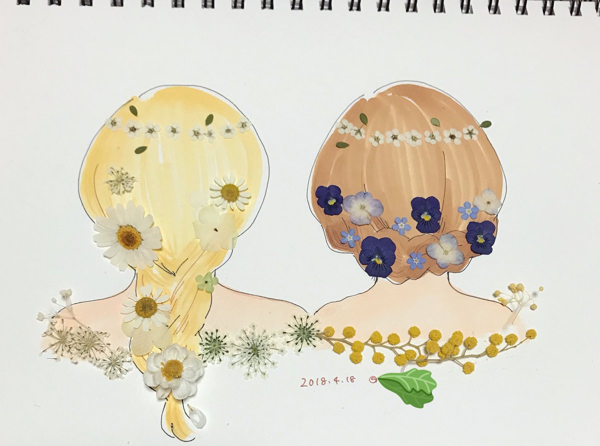 誕生表の写真探してたら前垢のイラスト掘り起こしました 2 3年前は創作中心に描い ぶーのイラスト