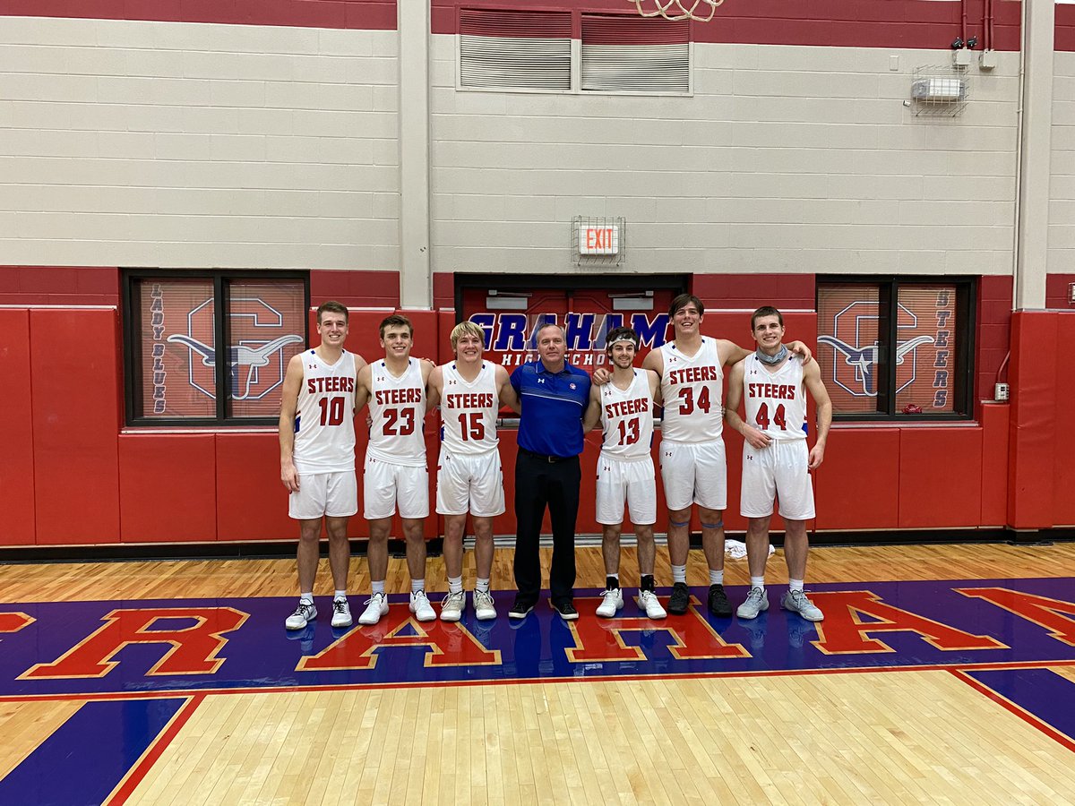 We love our seniors! Senior night and a big win over Mineral Wells!