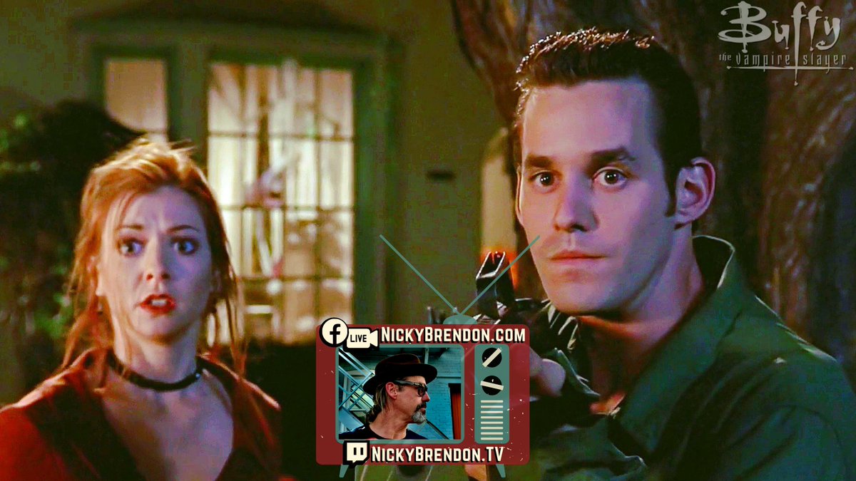 NicholasBrendon's tweet image. Season 2 LIVE commentary on FB/ NickyBrendon.TV Saturday!

March 13: &quot;Halloween&quot;

First appearance of @JamesMarstersOf as the Spike to my #Spander. ;)

Click &quot;GOING&quot; on the event &amp;amp; post Qs so I can give As during the live!

facebook.com/events/1388284…

#BtVS #LiveEvent
