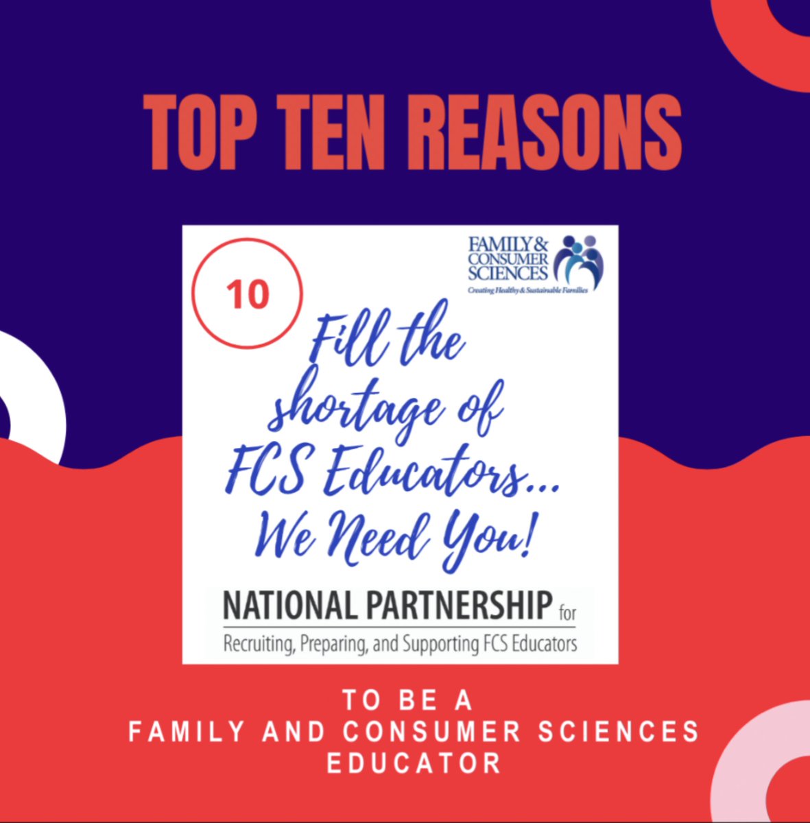 fcseteach's tweet image. The countdown is on to #FCSedDay on February 10th!  Why should YOU #SayYestoFCS?  Good educators teach. .great educators inspire! #FamilyConsumerSciences educators inspire hope, ignite imagination, and instill a love of learning.  Share this post.
