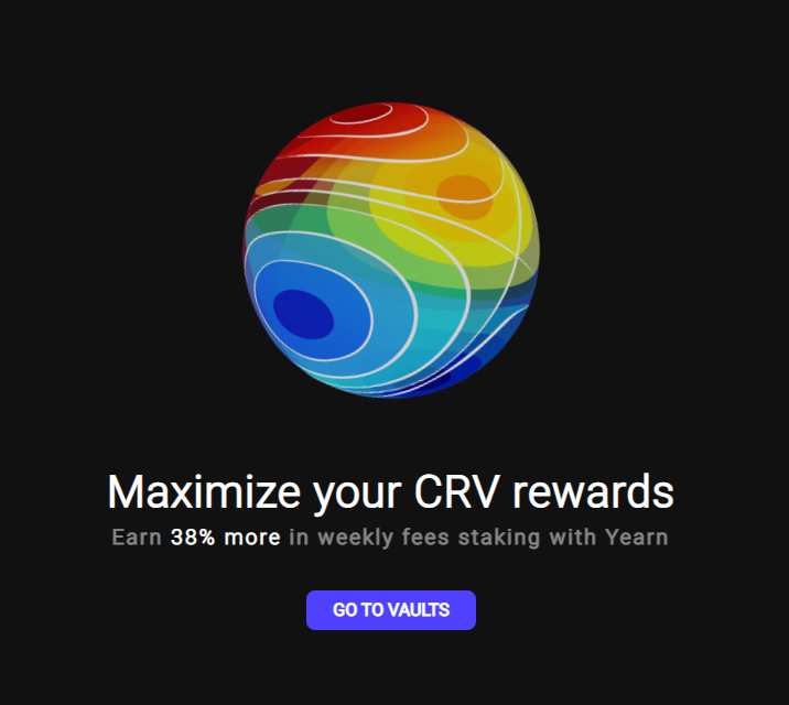 2/ The yveCRV vault takes your CRV tokens, and essentially locks them forever, but still allows you to claim your share of those fees