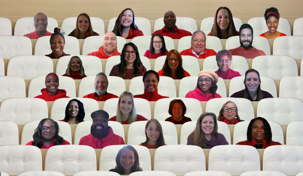 CLopezATL's tweet image. #AtlantaCVB #GoRedforWomen We wore red for our very own Anna Williams!