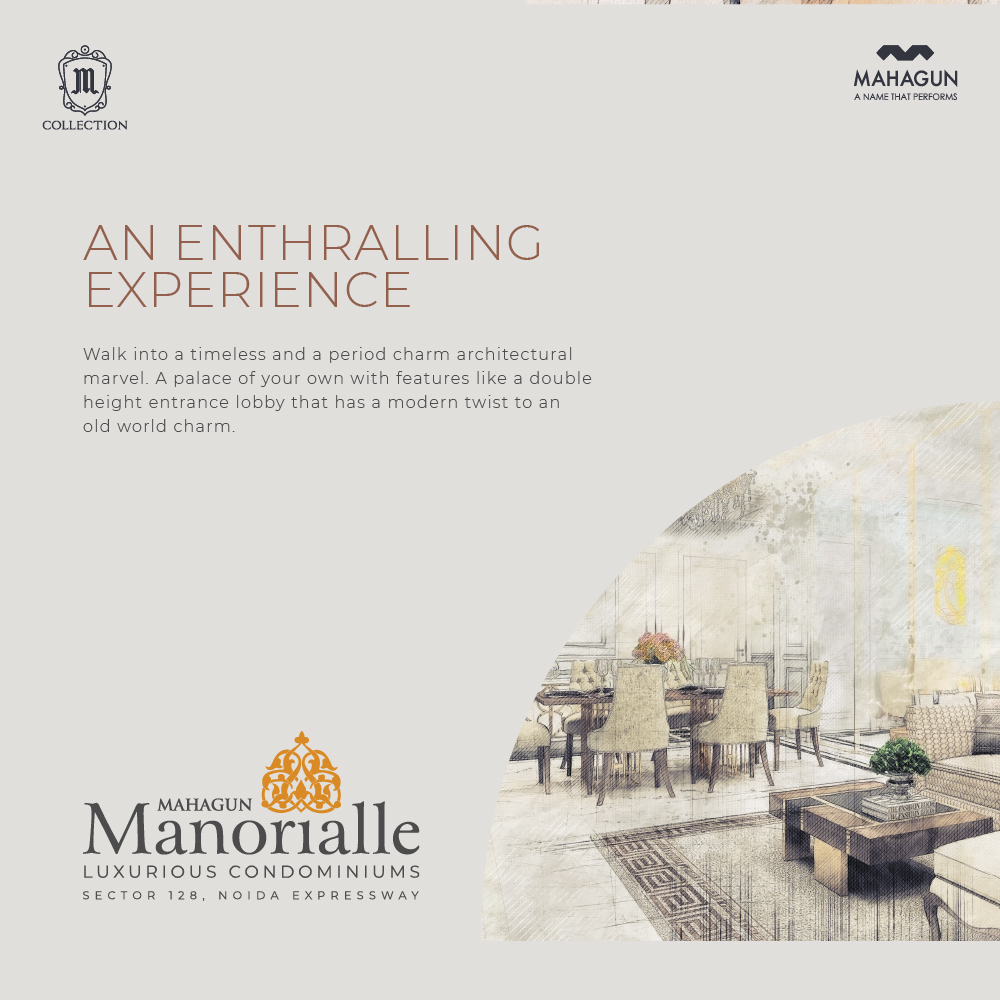 mcollection_in's tweet photo. An enchanting architecture where old world charm meets contemporary lifestyle.

#Mahagun #MCollection #Manorialle https://t.co/kD6HuKf7O7
