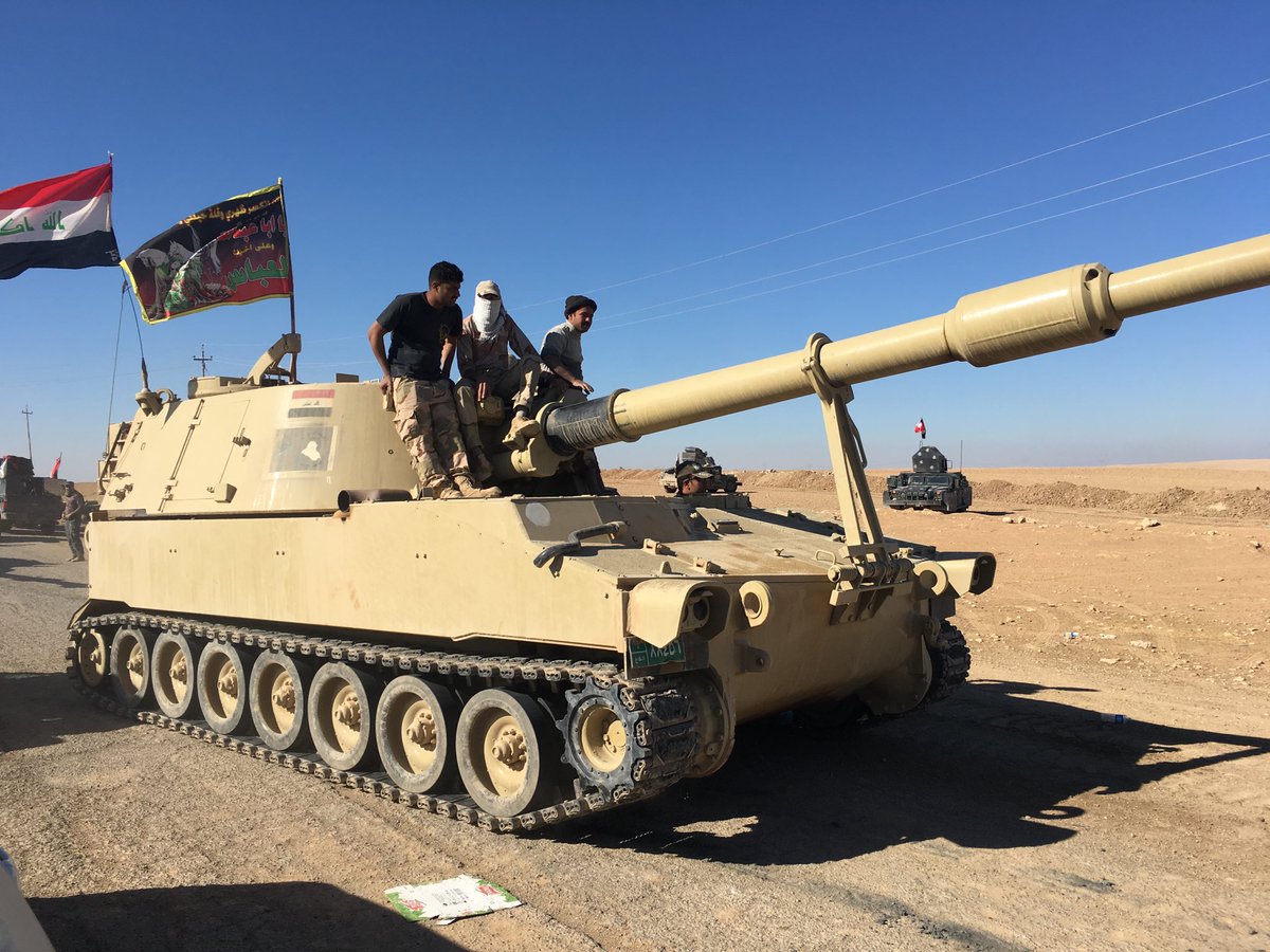 This Iraqi tank has a very long “nose”