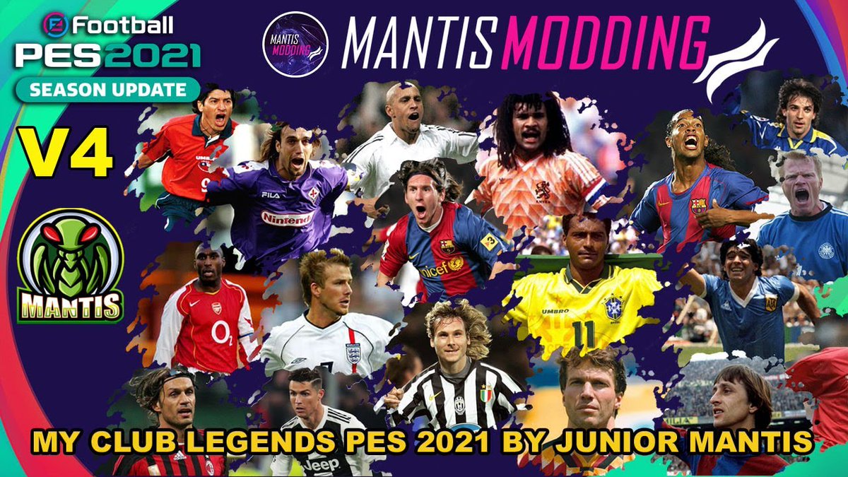 pes_patch's tweet photo. #MyClub Legends Offline Mode V4 For PES 2021 #PES2021PS4OptionFile @ https://t.co/1zv2TKfhzY https://t.co/DHcxqh6WXl