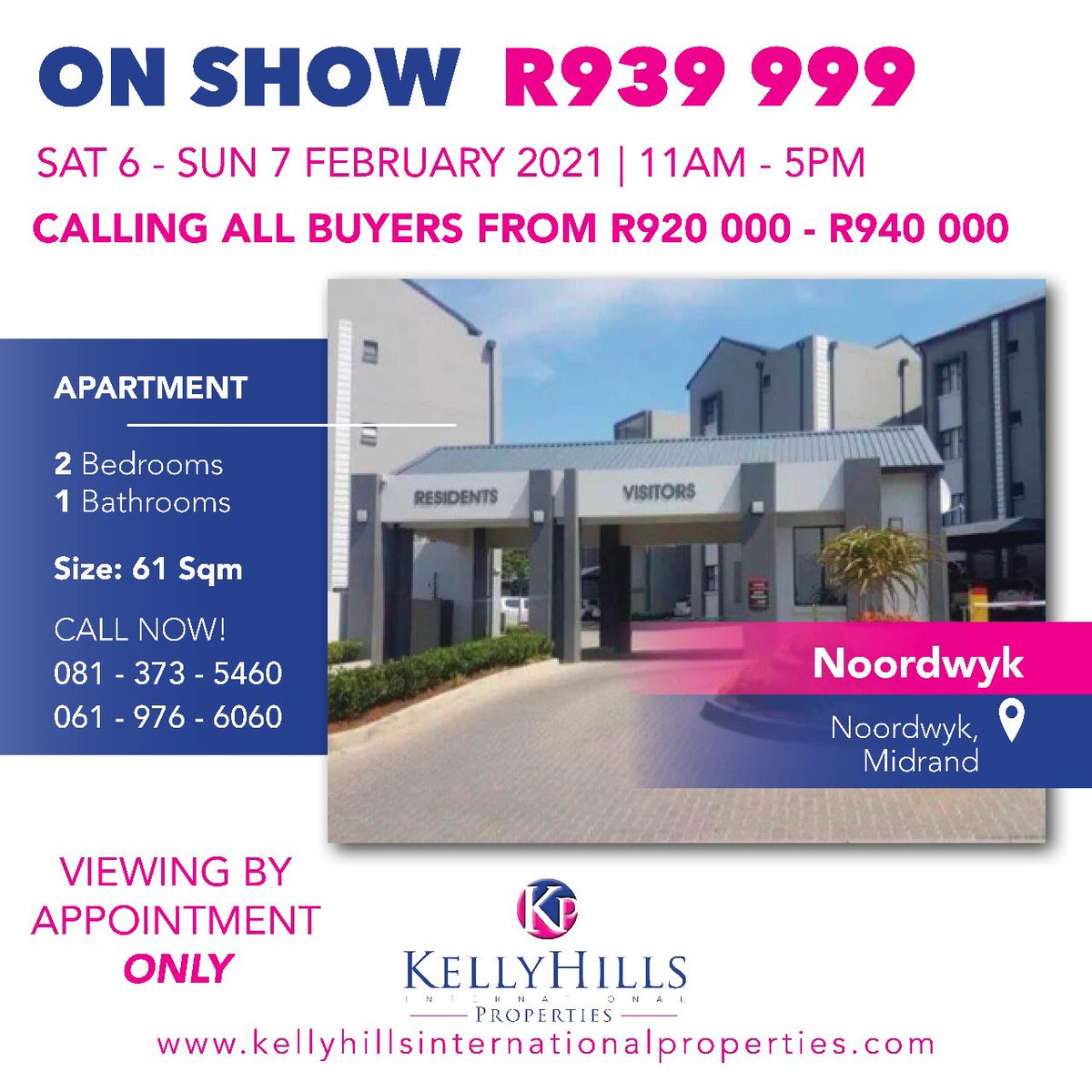 KellyhillsP's tweet photo. SHOWHOUSES: WEEKEND SALES

BARGAIN!!! BARGAIN!!! BARGAIN 

CALL NOW AND RESERVE A SPOT TO VIEW AND NEGOTIATE THAT DREAM HOME OR THOSE INVESTMENT PROPERTIES 

VIEWINGS BY APPOINTMENT

T: +27 (10) 005 - 5430
E: hello@kellyhillsint.com
W: https://t.co/7Y55xgvfDe #stopforcingthings https://t.co/3qZv9C1euH