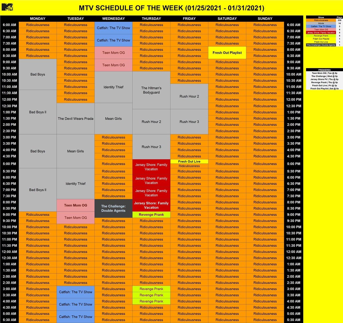 Finally, the unholy trinity of channel oversaturation is complete.

Thanks Ridiculousness