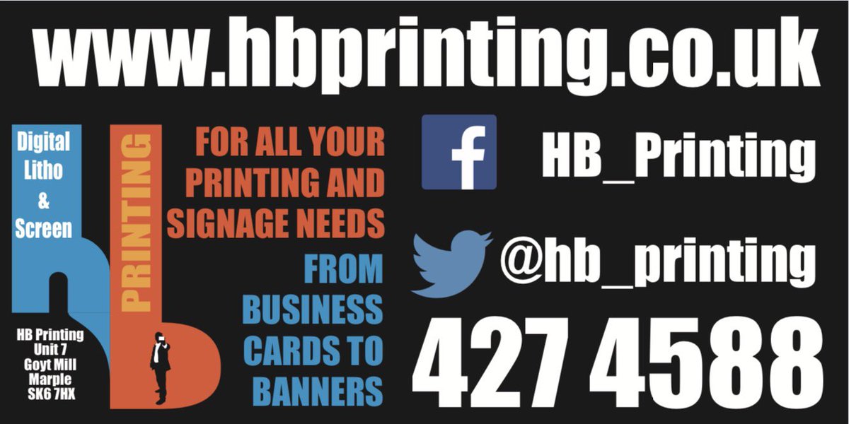 hb_printing's tweet photo. We are excited to say today we are the match day sponsors for @StockportCounty home game against @YTFC what’s on @btsportfootball at 5.30.We will be doing #poll for #MOTM please come and vote. #RT #stockportcounty https://t.co/hWkfwMtTT4